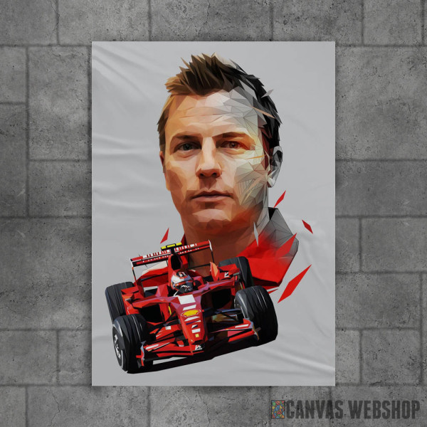 Kimi Raikkonen Formula One Matted And Framed Photo - Poster Plus
